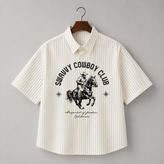 Cowboy Society Boxy Shirt