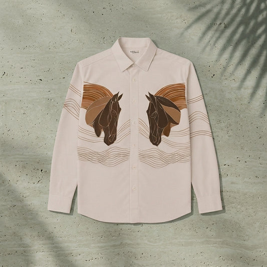 Twin Stallion Art Shirt