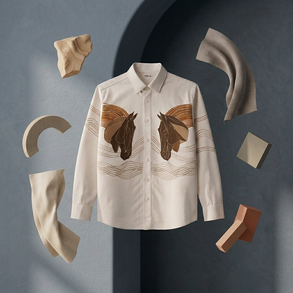 Twin Stallion Art Shirt