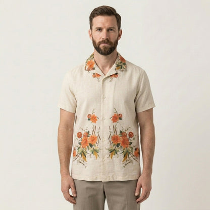 Sunset Floral Camp Shirt