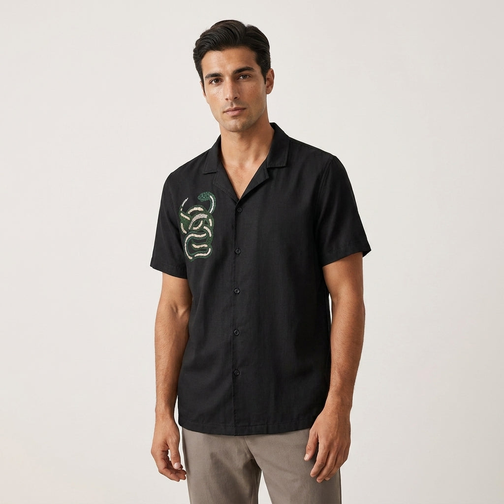 Pomelli Serpent Noir Shirt