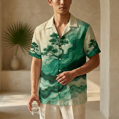 Mystic Green Landscape Resort Shirt