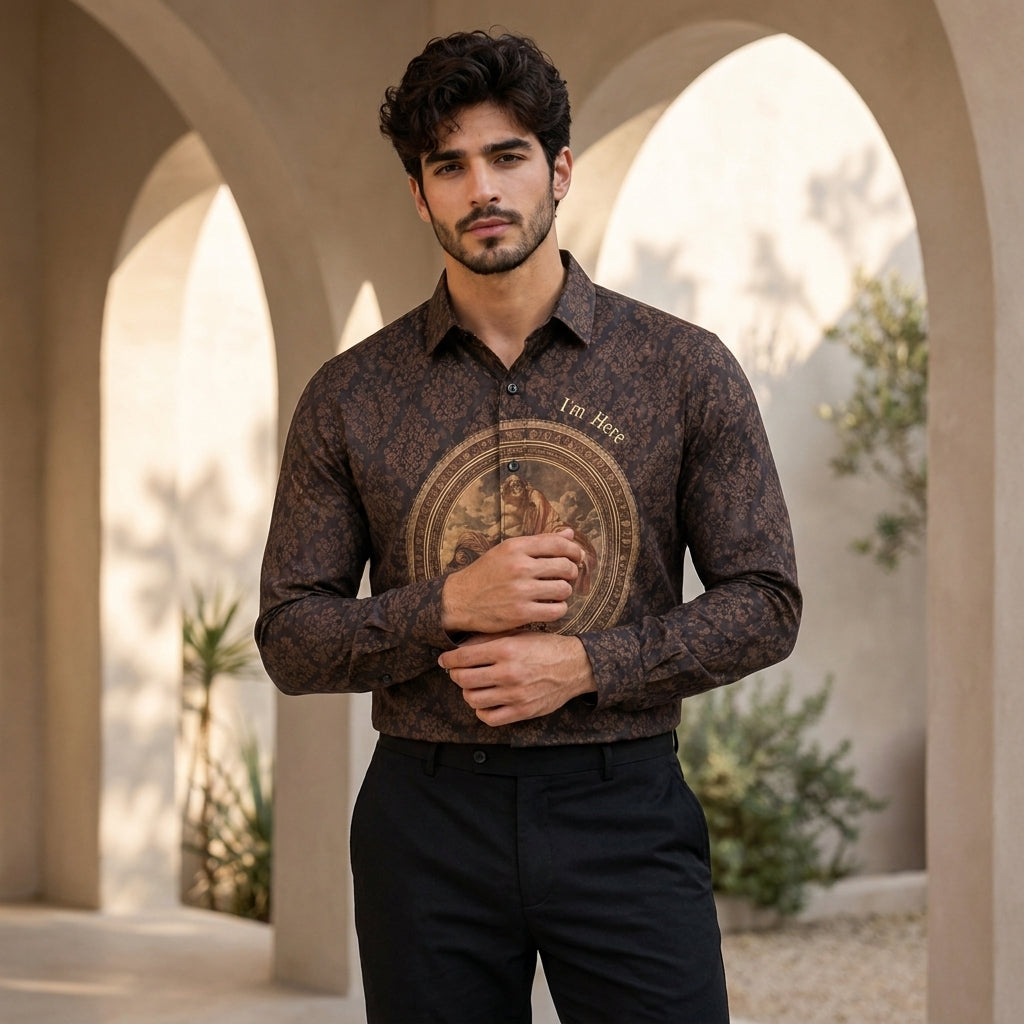 Baroque Brown Classic Shirt