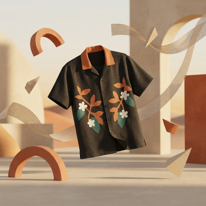 Tropical Bloom Cuban Shirt