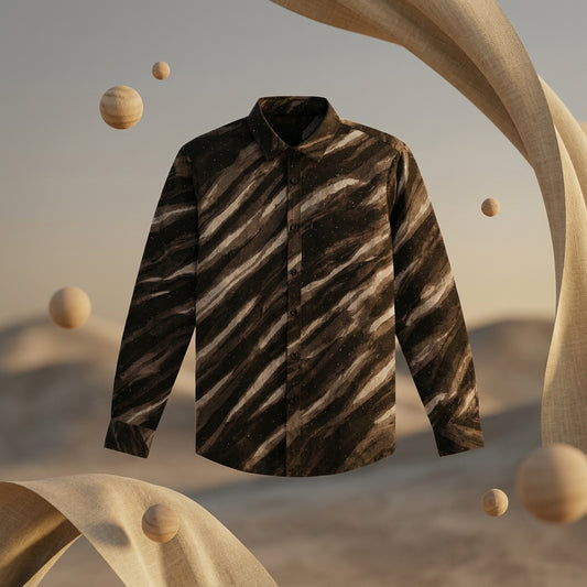 Dark Marble Pattern Shirt