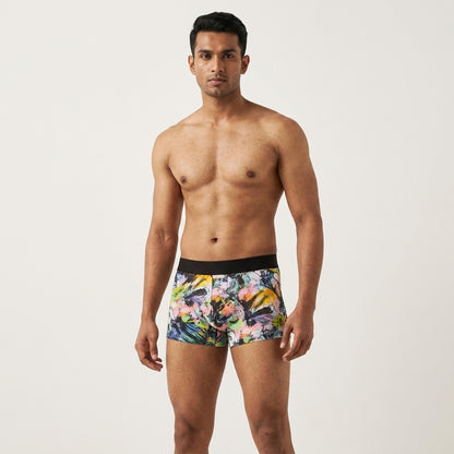 Color Burst Printed Boxer Briefs 5 Pcs