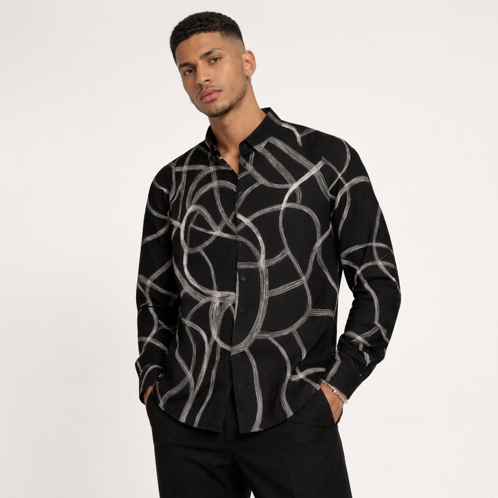 Abstract Pulse Premium Shirt