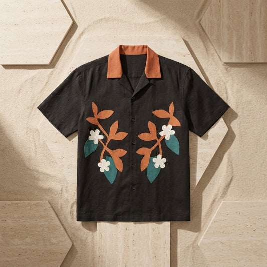 Tropical Bloom Cuban Shirt