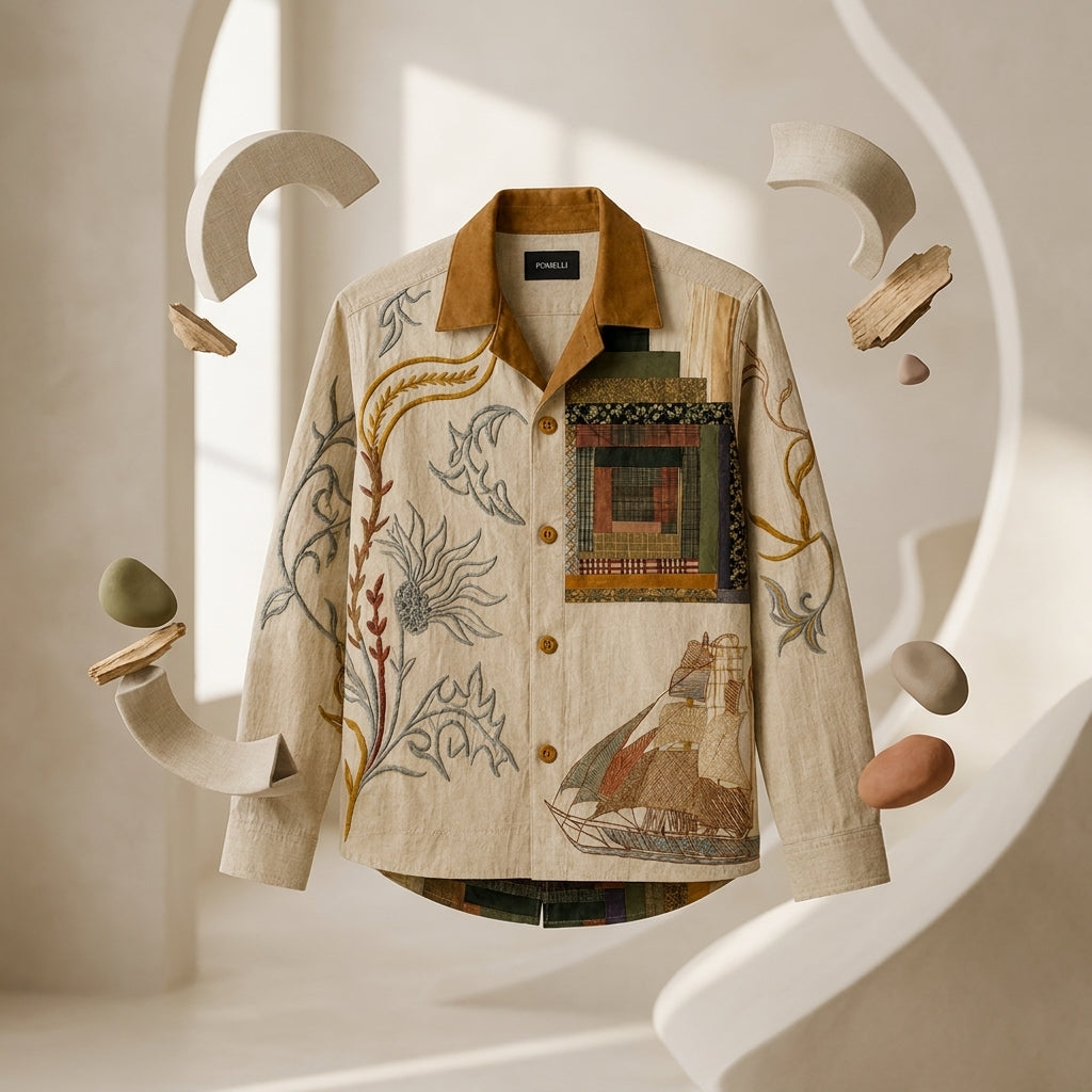 Artisan Patchwork Full Sleeve Shirt