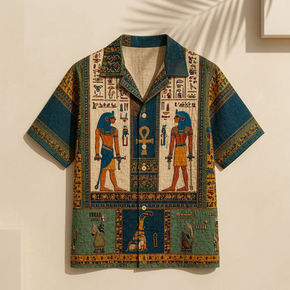 Royal Nile Egyptian Print Shirt