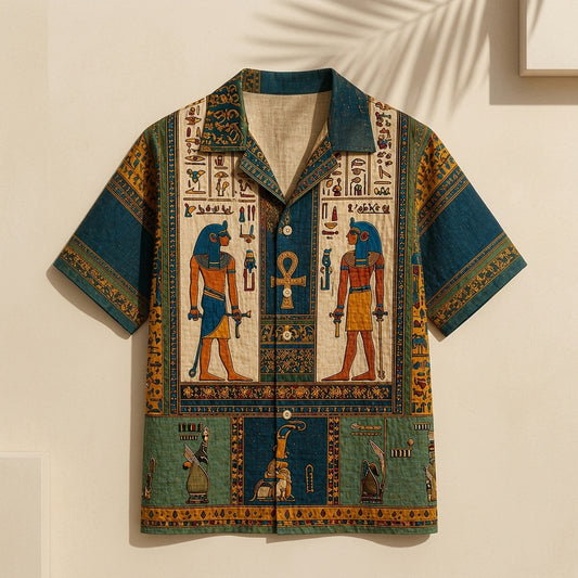 Royal Nile Egyptian Print Shirt