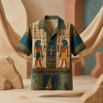 Royal Nile Egyptian Print Shirt