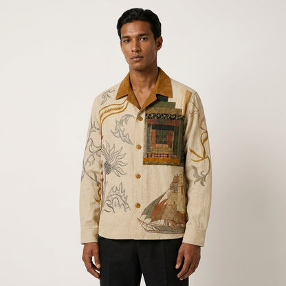 Artisan Patchwork Full Sleeve Shirt