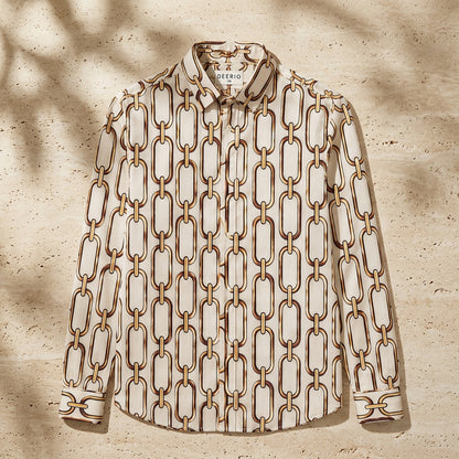 Luxe Geometric Link Shirt