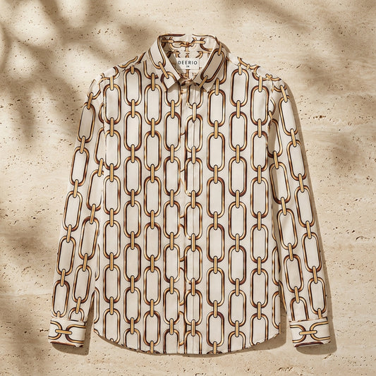 Luxe Geometric Link Shirt